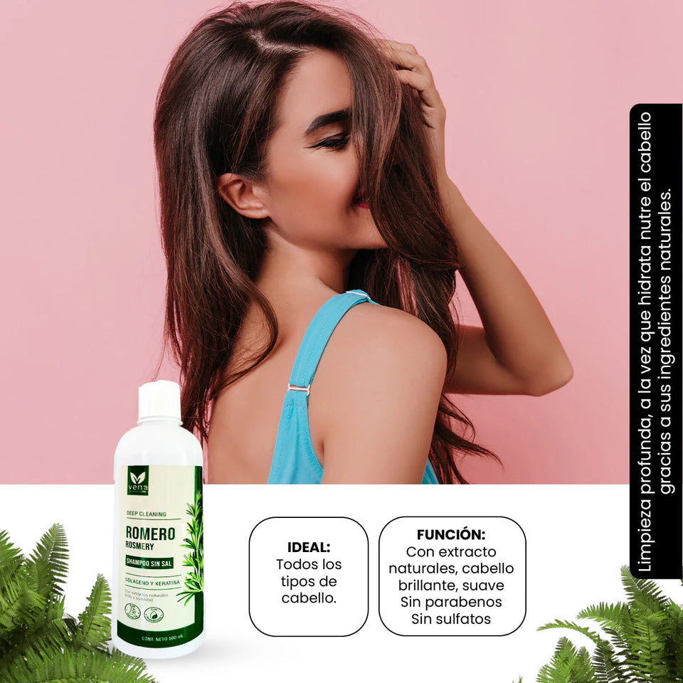 Shampoo Romero Sin Sal – Vena